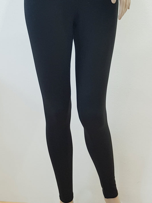 Leggins uni schwarz